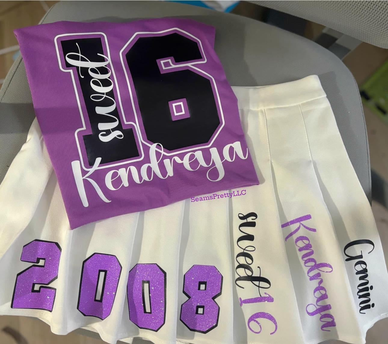 Number Skirt set