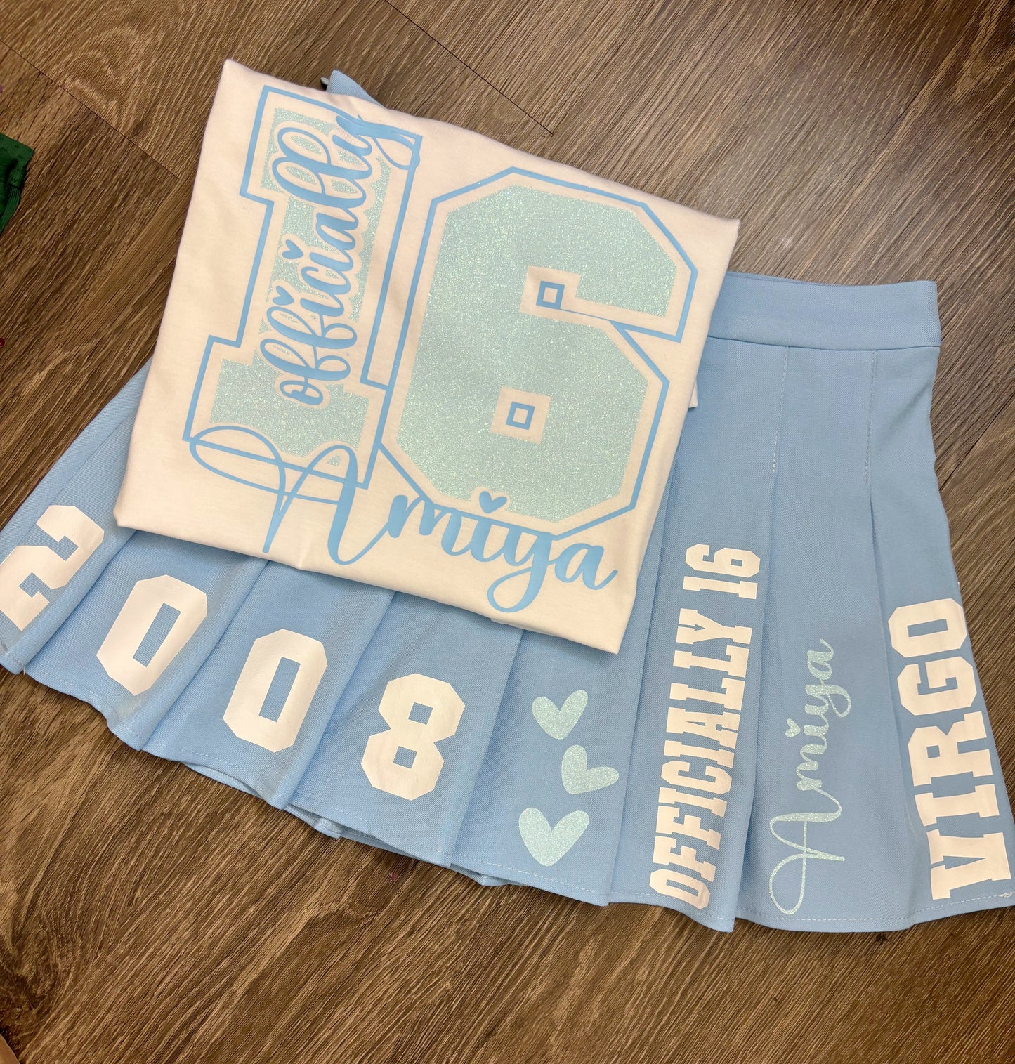 Number Skirt set
