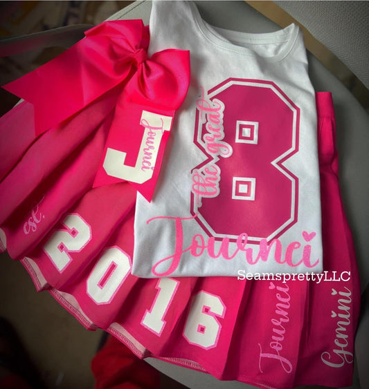 Number Skirt set