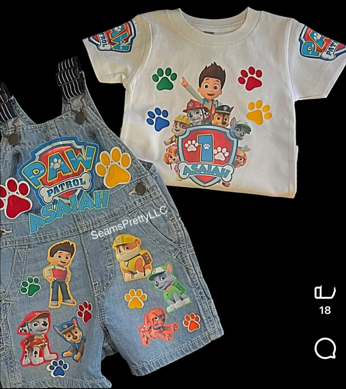 Overall Shorts